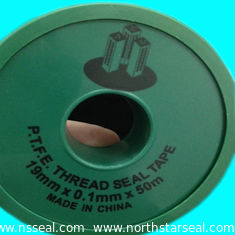 China PTFE Thread Seal Tape , tape 19mm x0.1mm x50m Density:0.3g/cm3 supplier
