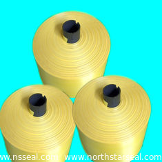 China NO-Cutted high density yellow Tape jumbo roll , Gas use supplier